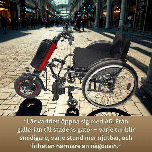 A5 – Förvandla din rullstol. Förvandla din vardag!