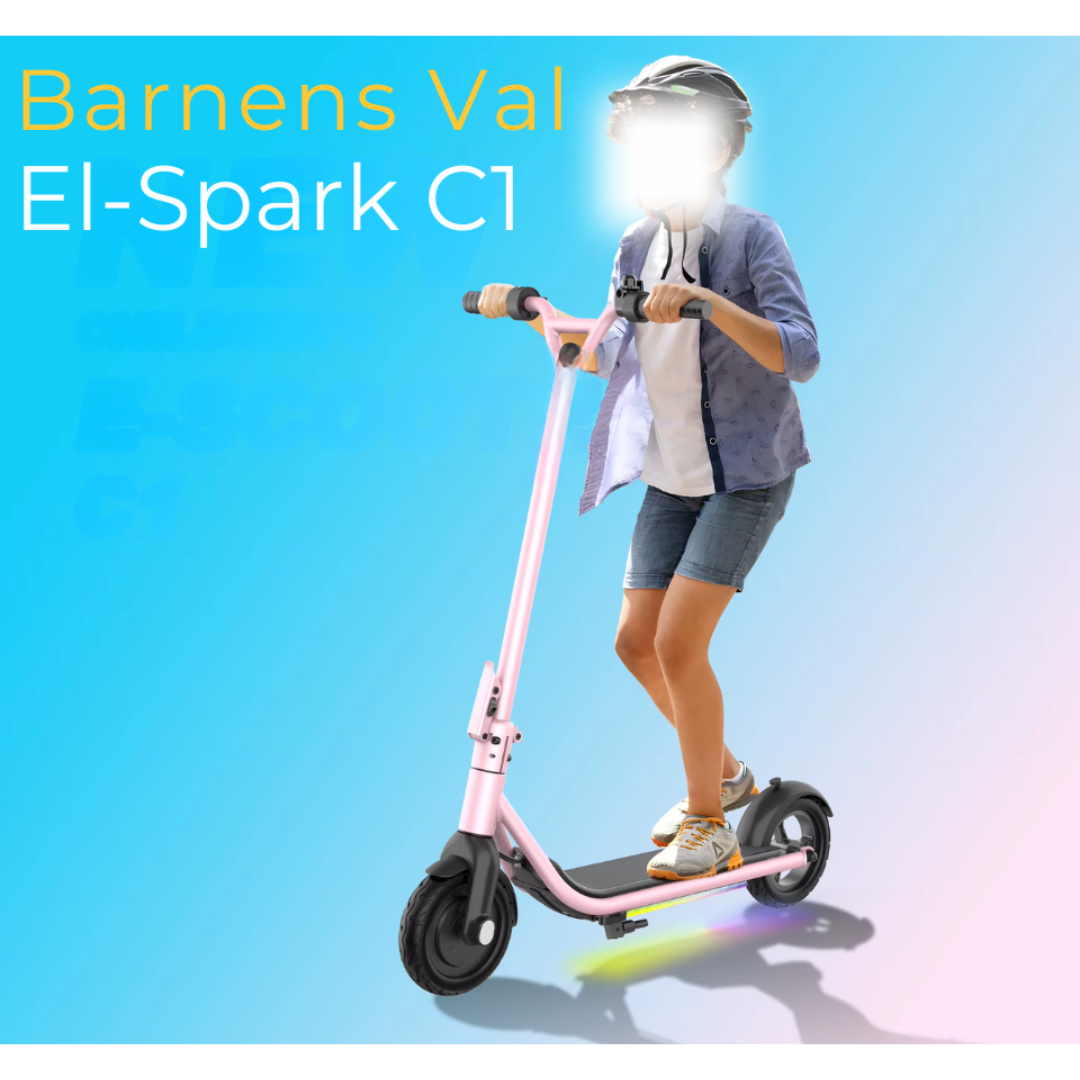 C1 är en trygg och rolig elspark designad för äventyrliga barn