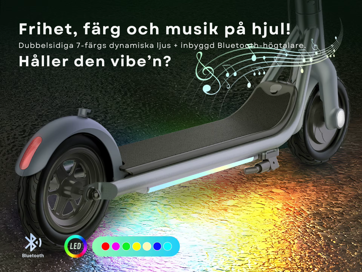 C1 är en trygg och rolig elspark designad för äventyrliga barn